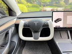 ApexTeslas Tesla Model Y Carbon Fiber Yoke Steering Wheel | Premium Performance Steering Wheel Upgrade