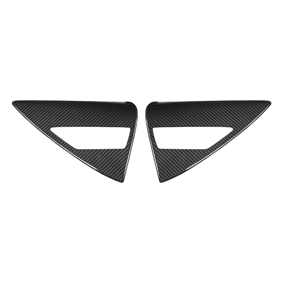 Tesla Model 3 Highland 2025 Outside Charging Port Cover Panel Trim Dry Carbon Fiber
