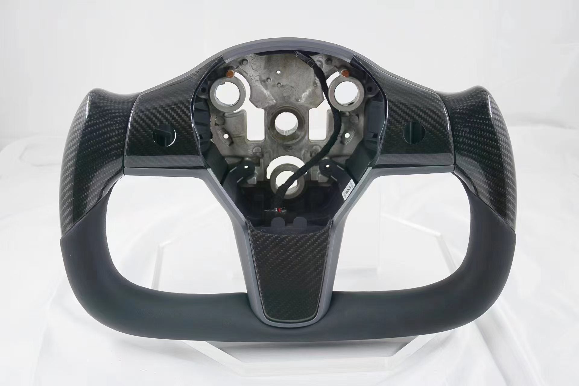 ApexTeslas Tesla Model Y Carbon Fiber Yoke Steering Wheel | Premium Performance Steering Wheel Upgrade
