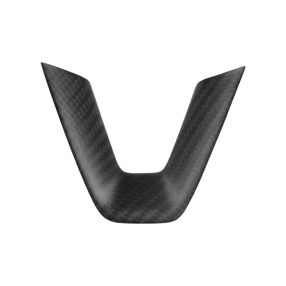 Tesla Model 3 Highland 2024-2025 Steering Wheel Sticker Trim Dry Carbon Fiber