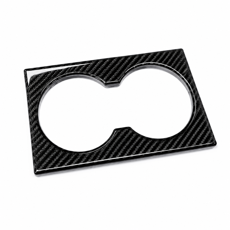 ApexTesla Tesla Model 3 Highland Front Cup Holder Cover Trim – Real Carbon Fiber