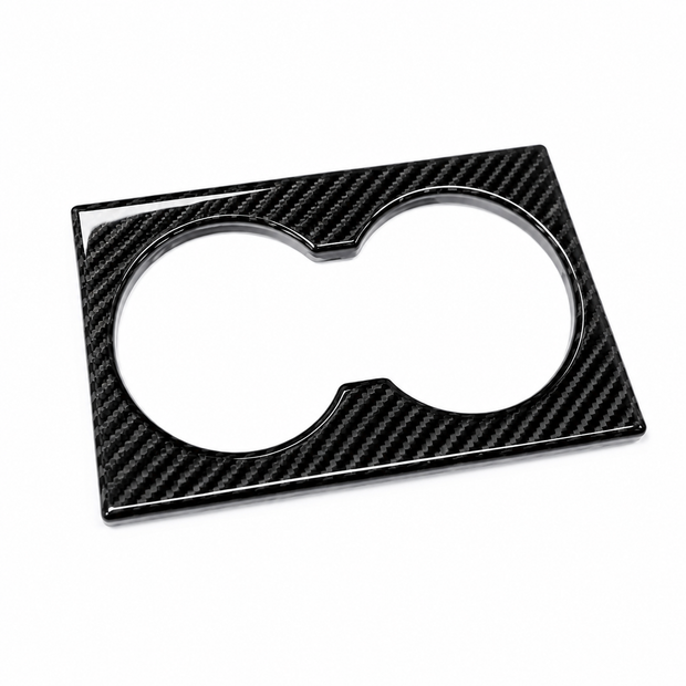 ApexTesla Tesla Model 3 Highland Front Cup Holder Cover Trim – Real Carbon Fiber