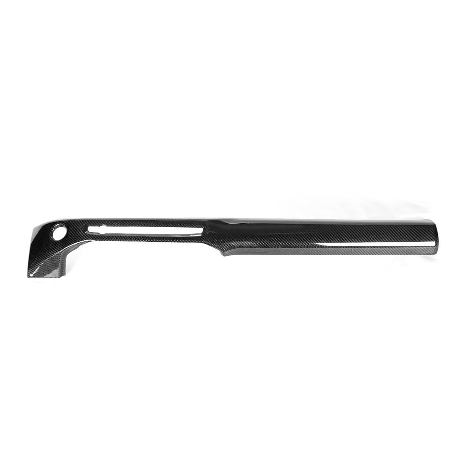 Supra A90 MK5 2020-2024 Central Control VOL Passenger Dashboard Cover Trim Real Carbon Fiber