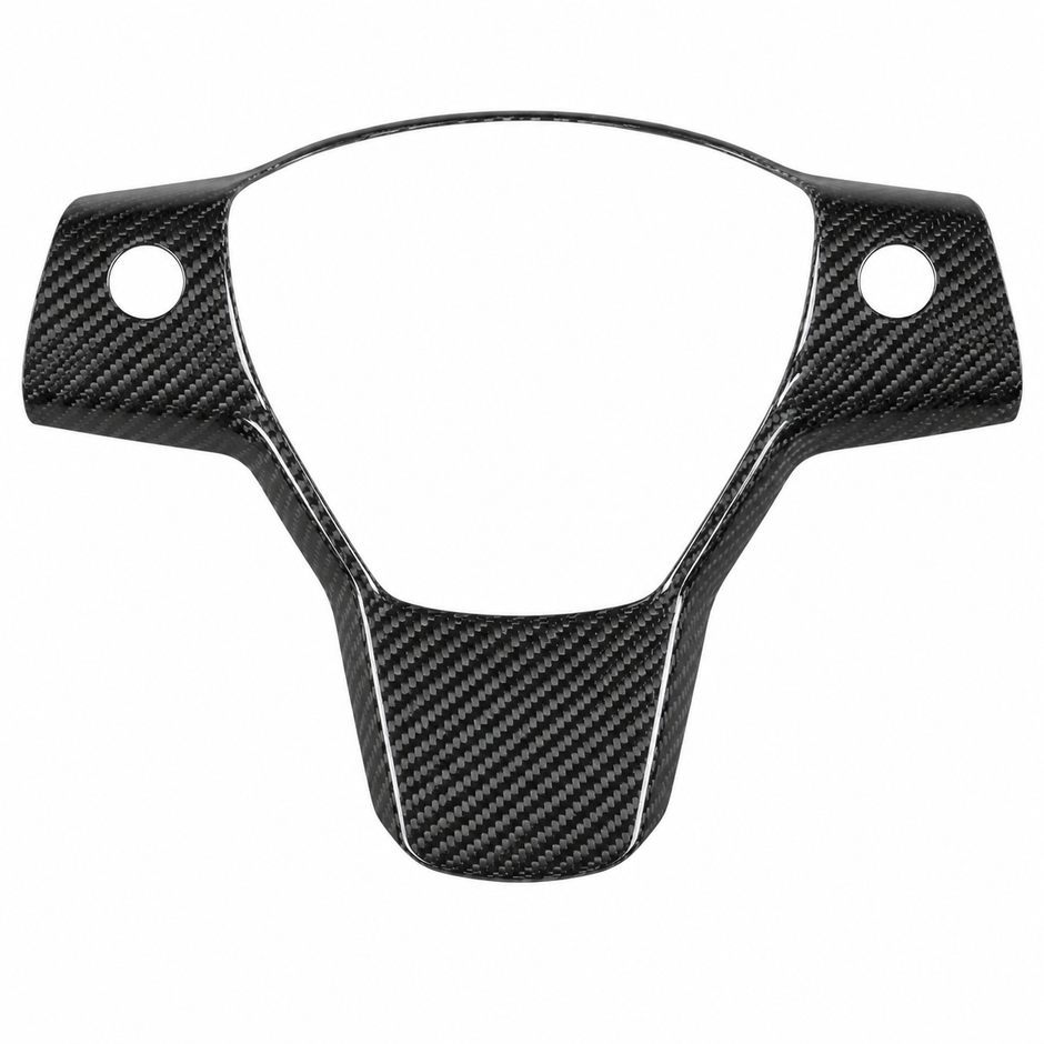ApexTesla Tesla Model 3 Y 2019-2023 Full Steering Wheel Trim – Real Carbon Fiber
