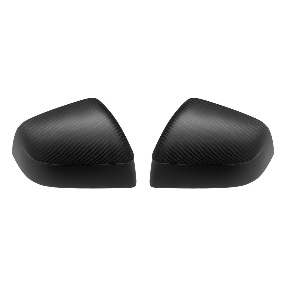 Tesla Model Y Standard Premium 2026 Rear Side View Mirror Covers Real Carbon Fiber
