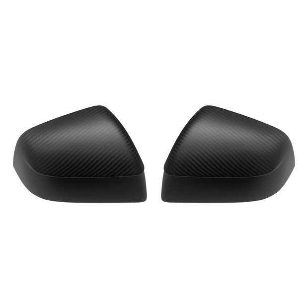 Tesla Model Y Standard Premium 2026 Rear Side View Mirror Covers Real Carbon Fiber