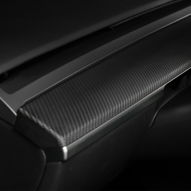 Tesla Model Y 3 2021-2022 Real Carbon Fiber Dashboard Panel Cover Trim