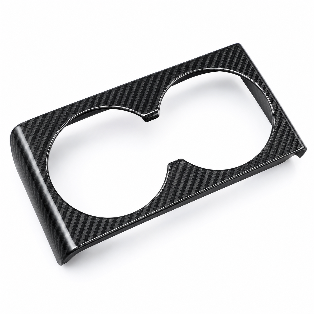 ApexTesla Tesla Model 3 Highland Rear Cup Holder Cover Trim – Real Carbon Fiber