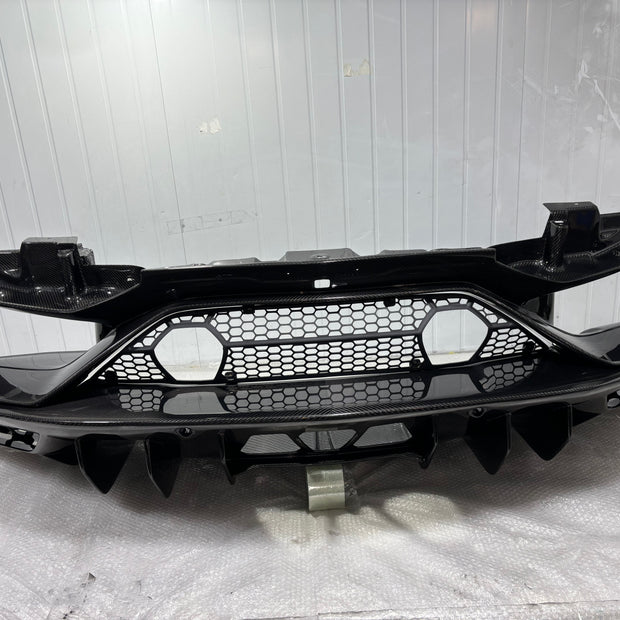 2019 Lamborghini Aventador SVJ Rear Bumper Lip Carbon fiber Replacement Style