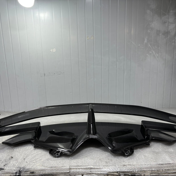 2019 Lamborghini Aventador SVJ Rear Wing Spoiler Carbon fiber Replacement Style