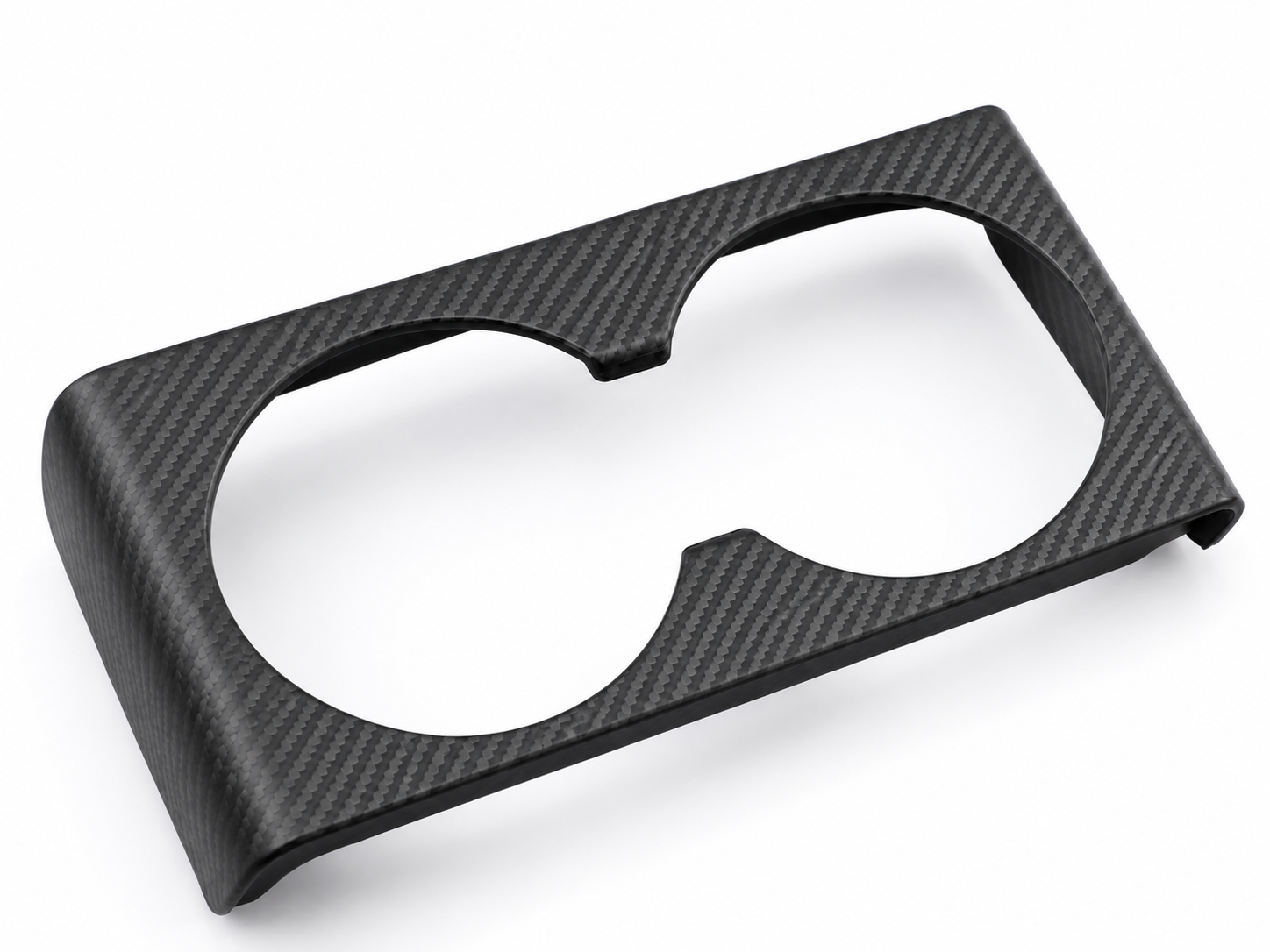 ApexTesla Tesla Model 3 Highland Rear Cup Holder Cover Trim – Real Carbon Fiber
