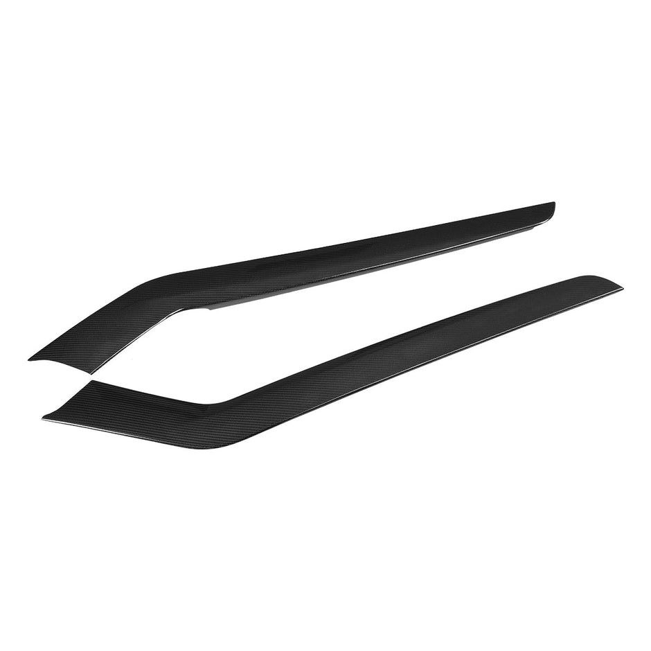 Carbon Fiber Tesla Model Y Juniper 2025 Center Console Side Panel Trim 2Pcs