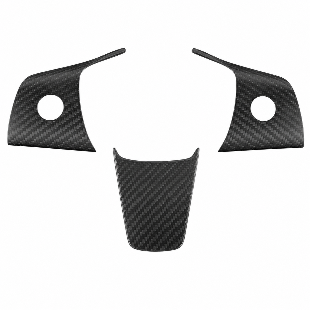 ApexTesla Tesla Model 3 Y 2019-2023 Steering Wheel Cover Trim – Real Carbon Fiber