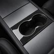 ApexTesla Tesla Model 3 Highland Front Cup Holder Cover Trim – Real Carbon Fiber