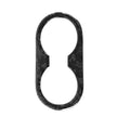 Tesla Model Y 3 2021-2023 Rear Seat Cup Holder Panel Cover Dry Carbon Fiber