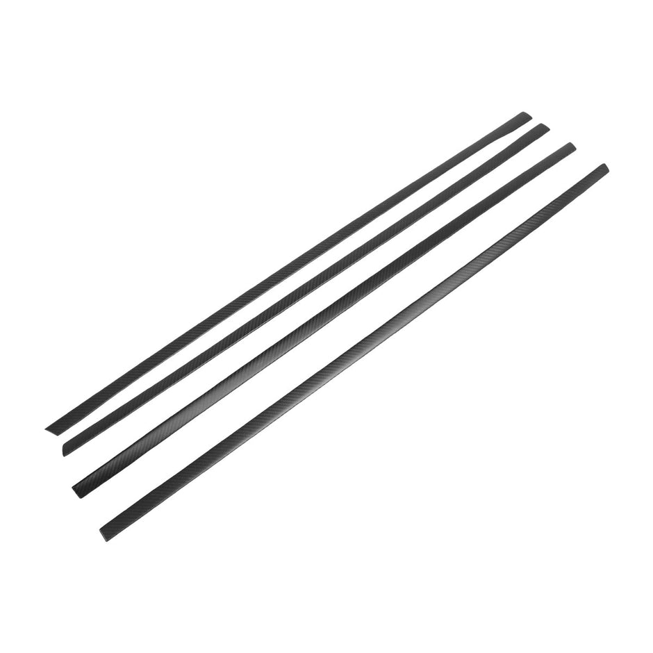 ApexTeslas Tesla Cybertruck Exterior Window Trim Real Carbon Fiber