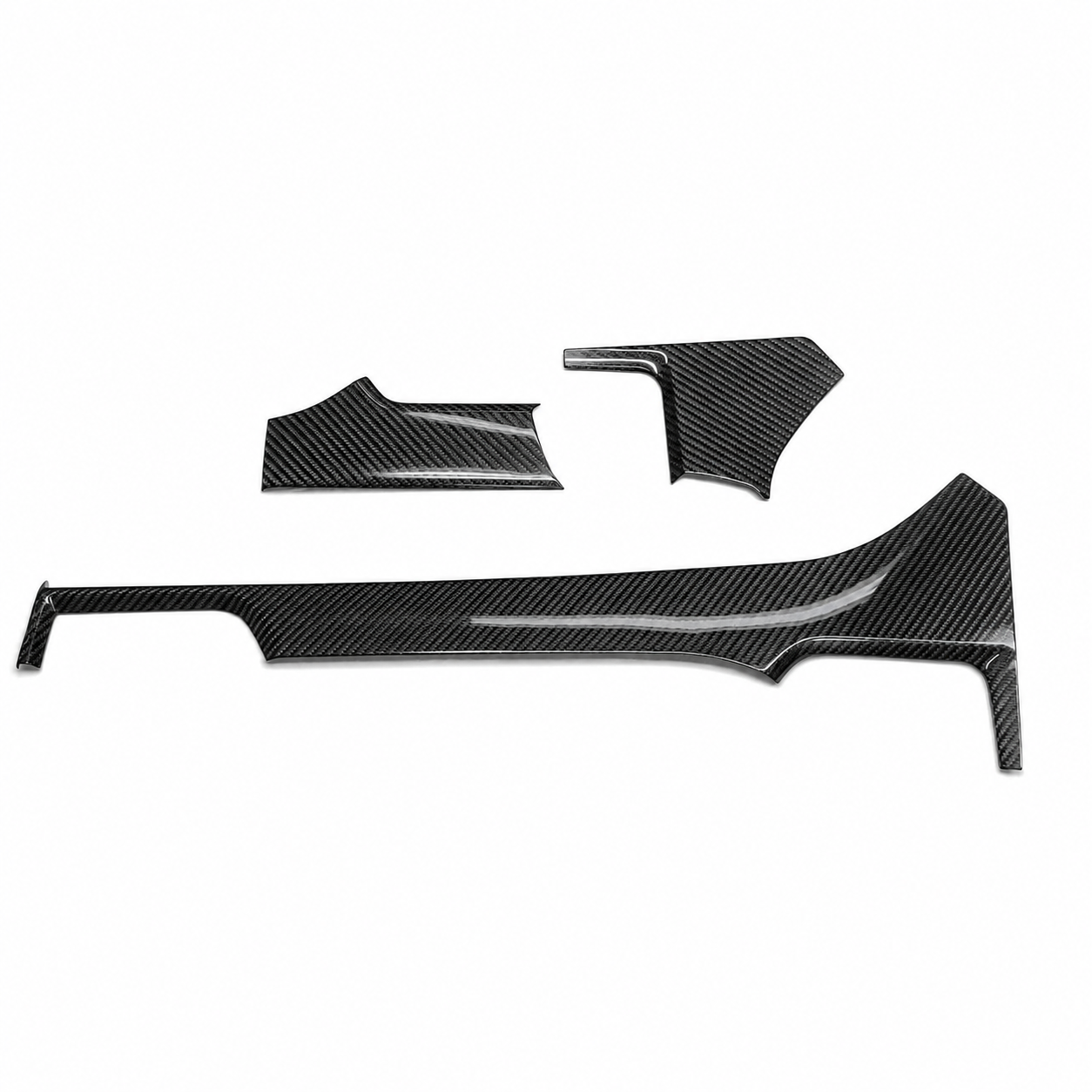 ApexTesla Tesla Model S X 2014-2020 Dashboard Trim Set – Real Carbon Fiber