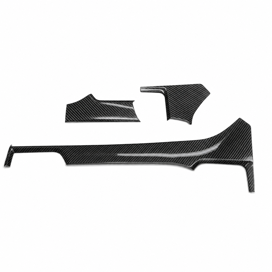 ApexTesla Tesla Model S X 2014-2020 Dashboard Trim Set – Real Carbon Fiber