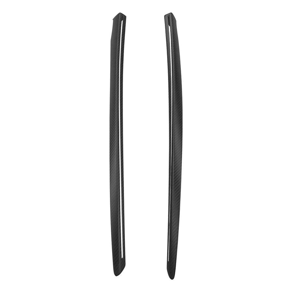 2025 Tesla Model Y Juniper Door Panel Trim Cover Real Carbon Fiber