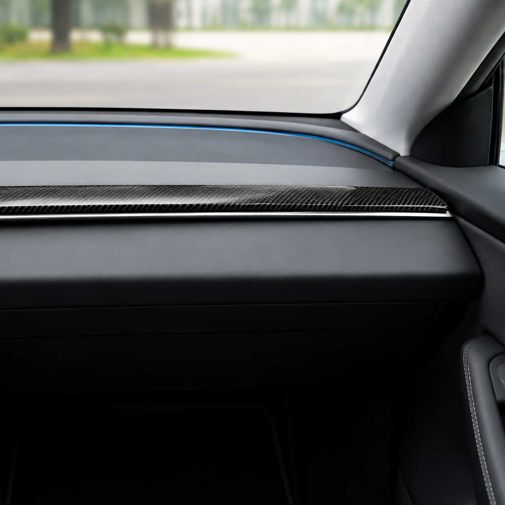 ApexTesla Tesla Model 3 Highland & Model Y Juniper Center Air Vent Trim – Real Carbon Fiber