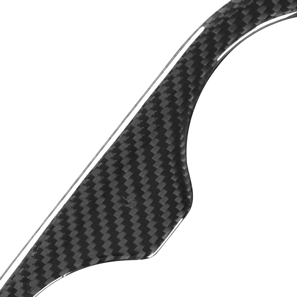 Tesla Model Y 3 2021-2023 Rear Seat Cup Holder Panel Cover Dry Carbon Fiber