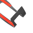 Tesla Model Y 2021-2024 Door Armrest Window Lift Button Panel Cover Trim Real Carbon Fiber