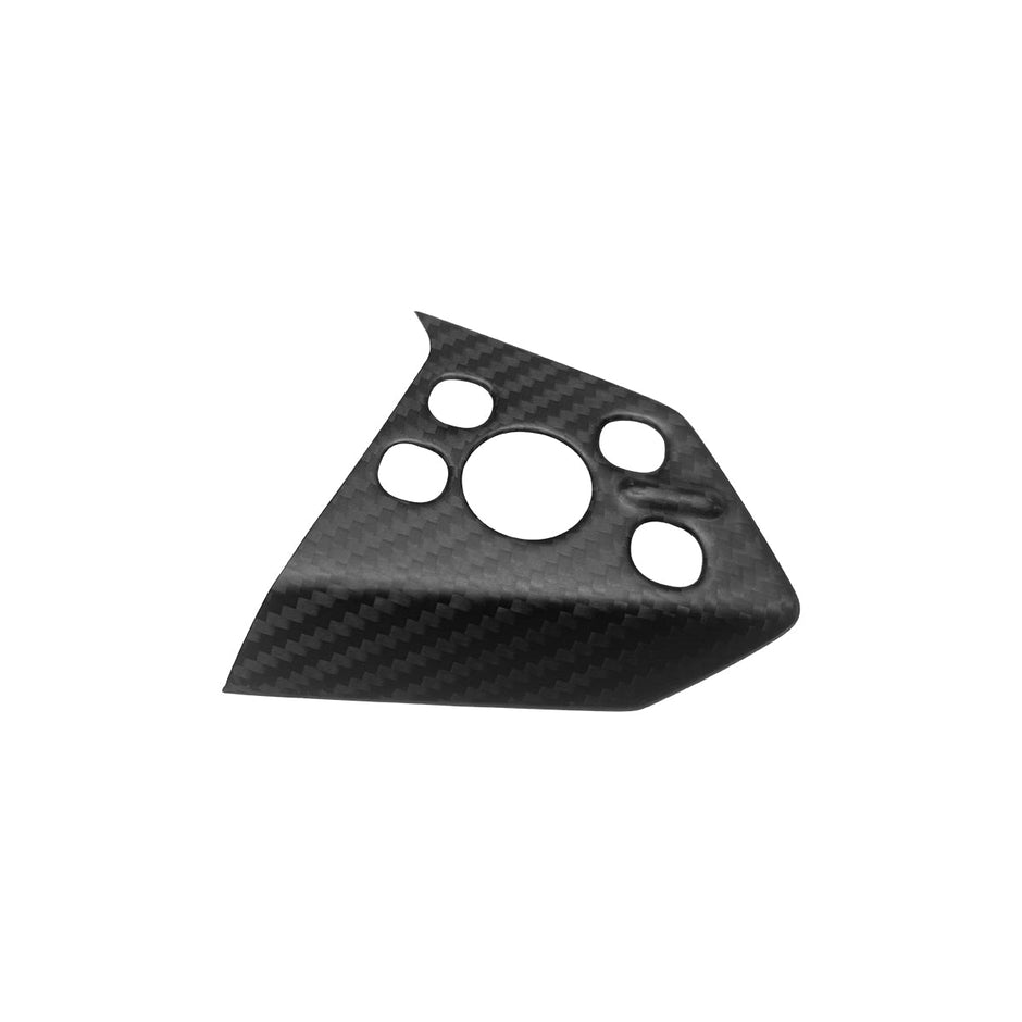 ApexTeslas Tesla Cybertruck Interior Steering Wheel Sticker Trim Real Carbon Fiber
