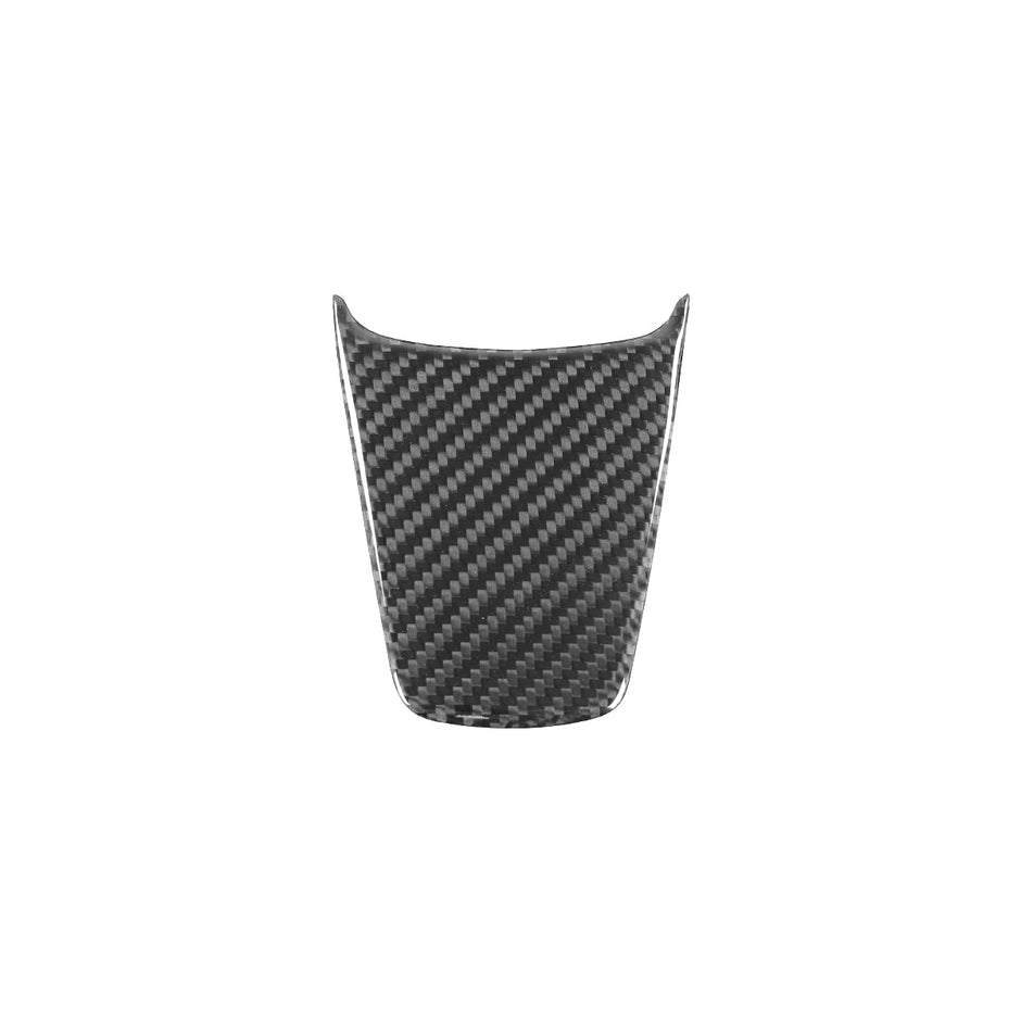 Tesla Model Y 3 2019-2023 Real Carbon Fiber Steering Wheel Sticker Trim