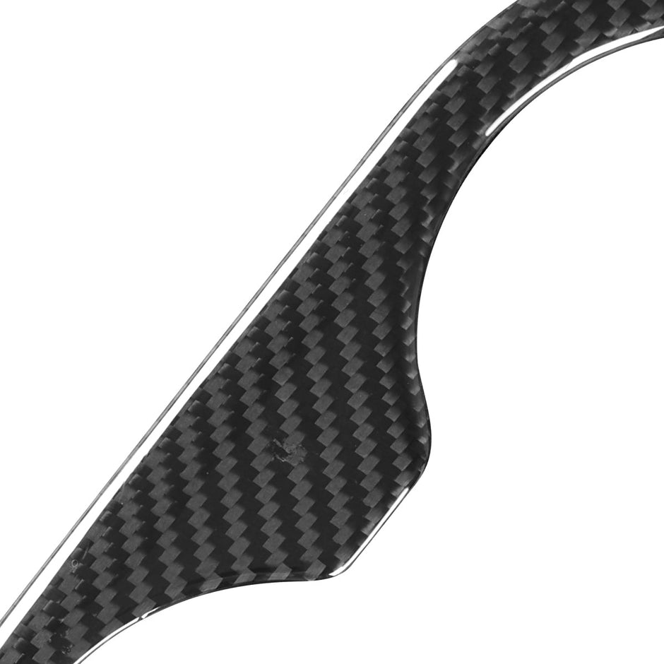 ApexTeslas Tesla Model Y Juniper 2025 Rear Seat Cup holder Panel Cover Dry Carbon Fiber Interior