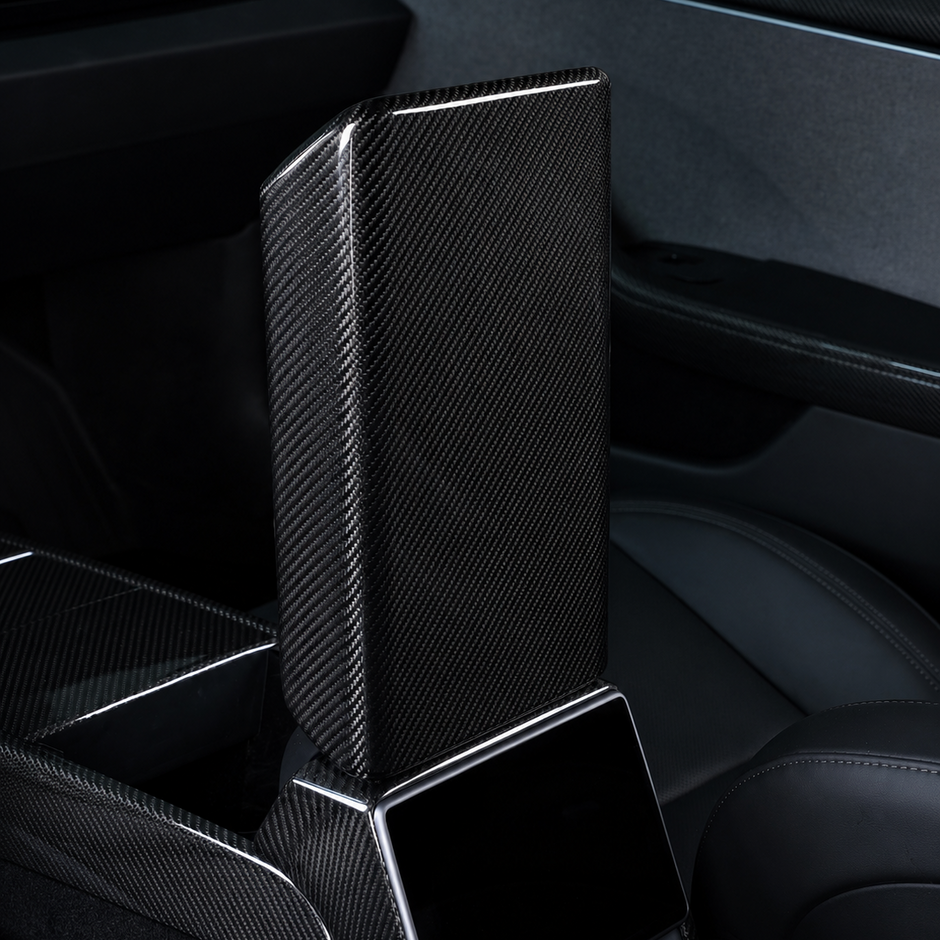 ApexTesla Tesla Model 3 Highland & Model Y Juniper Armrest Cover – Carbon Fiber