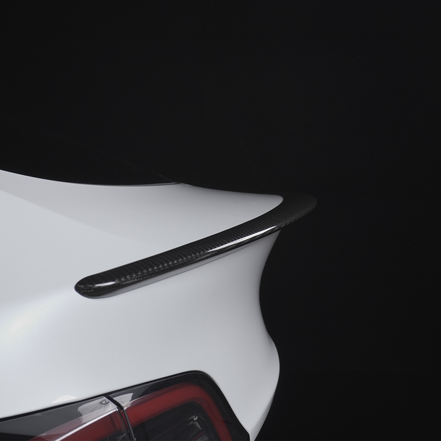 Tesla Model Y 2021-2024 Rear Trunk Wing Spoiler Real Carbon Fiber
