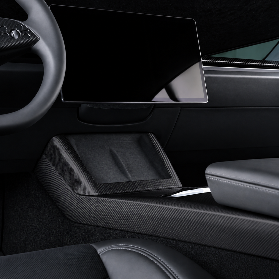 ApexTesla Tesla Model 3 Highland & Model Y Juniper Center Console Side Trim – Real Carbon Fiber