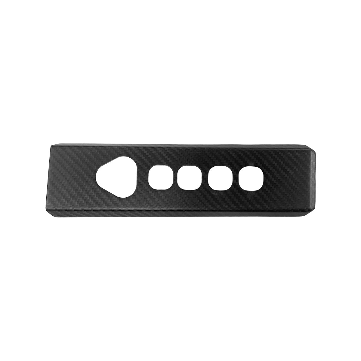 ApexTeslas Tesla Cybertruck Interior Hazard Light P R N D Switch Panel Cover Real Carbon Fiber