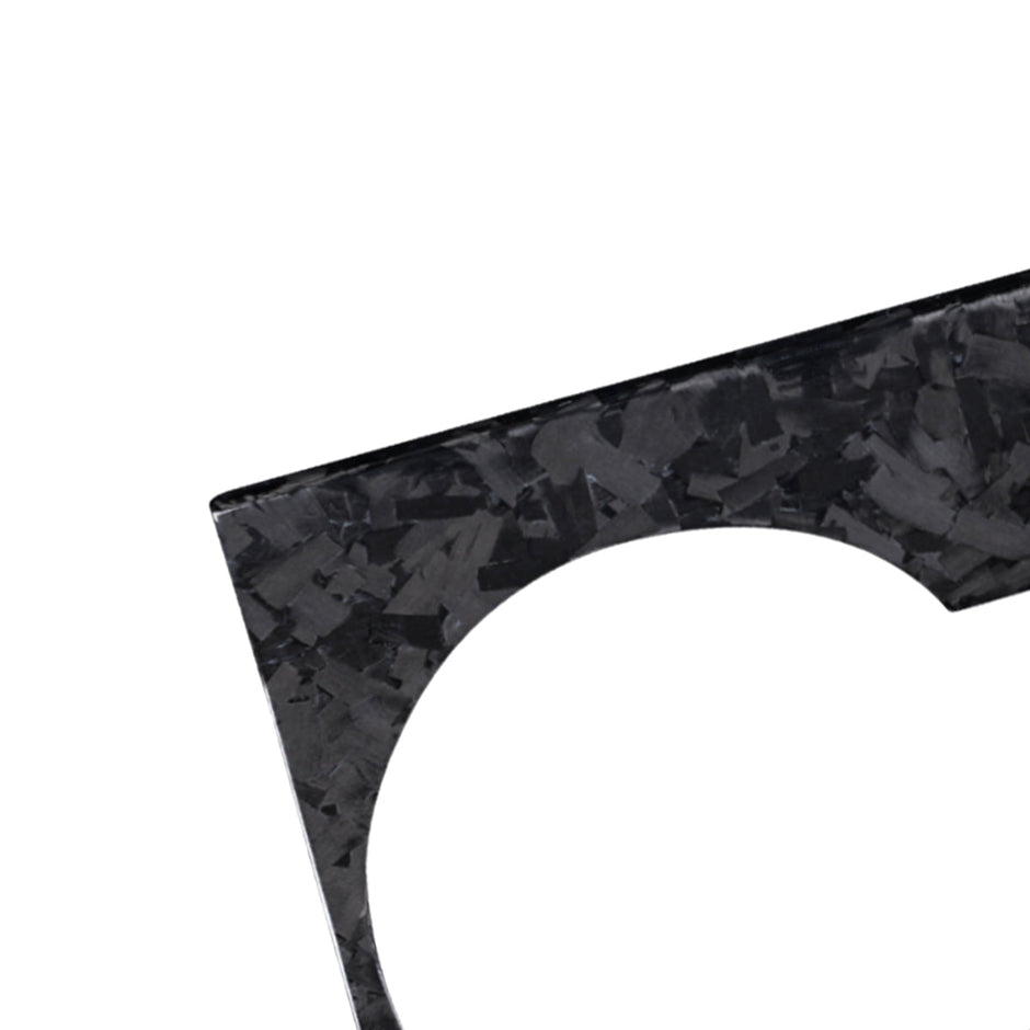 Tesla Model 3 Highland 2025 Center Console Armrest Cup Holder Panel Cover Dry Carbon Fiber