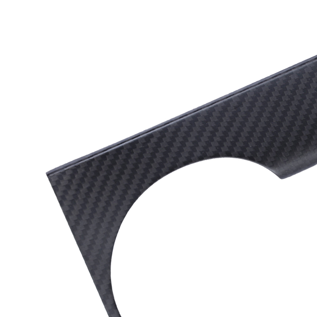 ApexTeslas Tesla Model Y Juniper 2025 Center Console Armrest Cup Holder Panel Cover Dry Carbon Fiber Interior