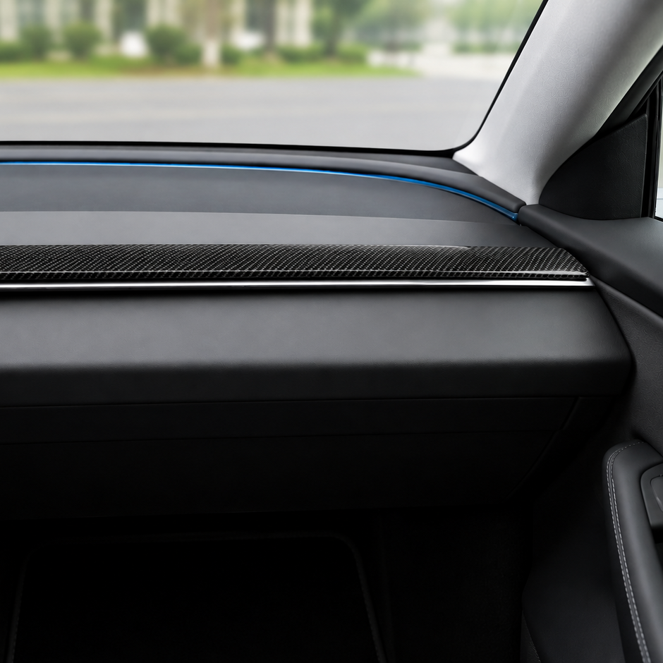 ApexTesla Tesla Model 3 Highland & Model Y Juniper Center Air Vent Trim – Real Carbon Fiber