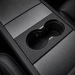 ApexTesla Tesla Model 3 Highland Front Cup Holder Cover Trim – Real Carbon Fiber
