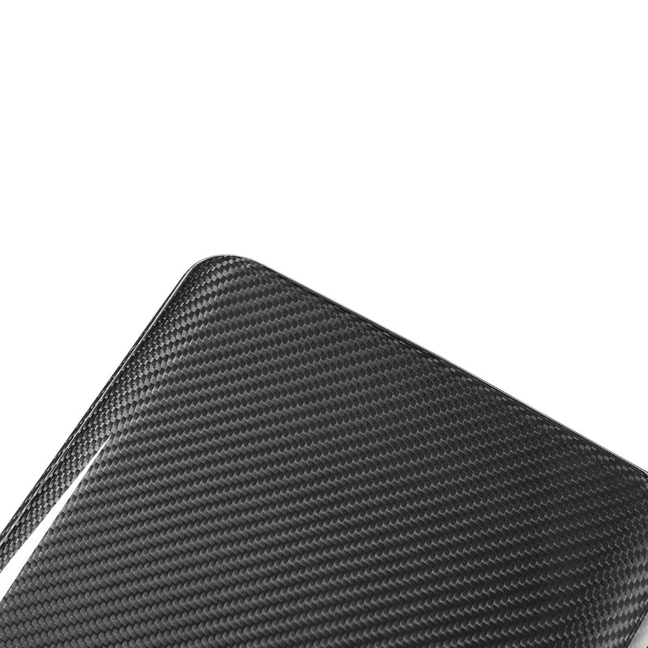 ApexTeslas Tesla Model Y Juniper 2025 Center Console Armrest Cover Dry Carbon Fiber