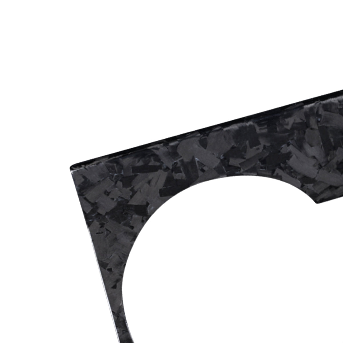 ApexTeslas Tesla Model Y Juniper 2025 Center Console Armrest Cup Holder Panel Cover Dry Carbon Fiber Interior