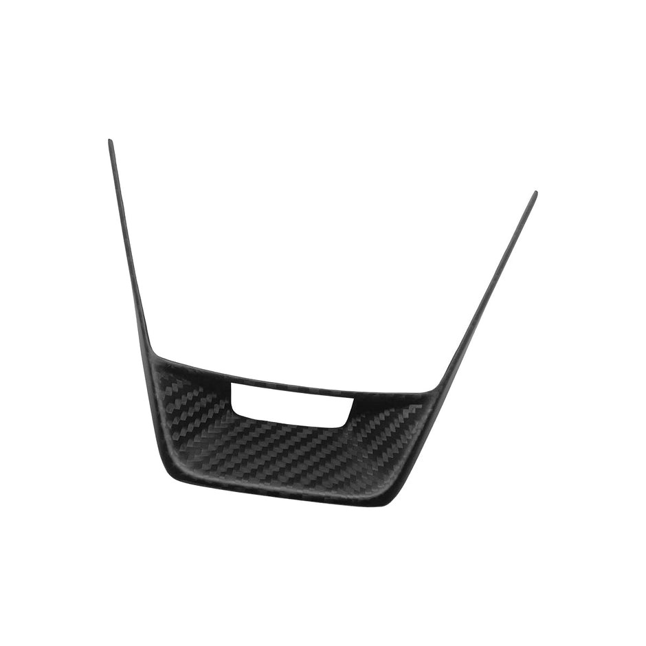 ApexTeslas Tesla Cybertruck Interior Steering Wheel Sticker Trim Real Carbon Fiber
