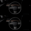 ApexTesla Tesla Model 3 Y 2019-2023 Steering Wheel Cover Trim – Real Carbon Fiber