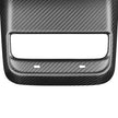 Tesla Model Y 3 2021-2023 Central Armrest Rear Air Outlet Cover Real Carbon Fiber