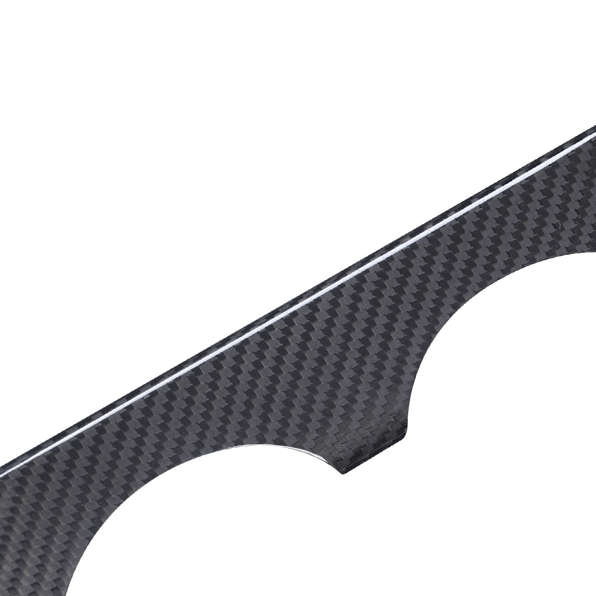 ApexTeslas Tesla Model Y Juniper 2025 Center Console Armrest Cup Holder Panel Cover Dry Carbon Fiber Interior
