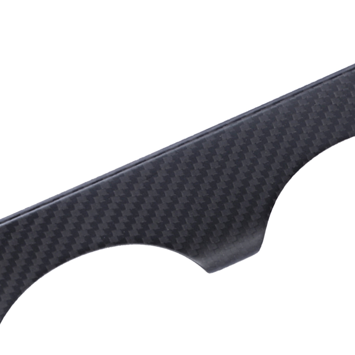 ApexTeslas Tesla Model Y Juniper 2025 Center Console Armrest Cup Holder Panel Cover Dry Carbon Fiber Interior