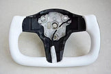 ApexTeslas Tesla Model Y Carbon Fiber Yoke Steering Wheel | Premium Performance Steering Wheel Upgrade