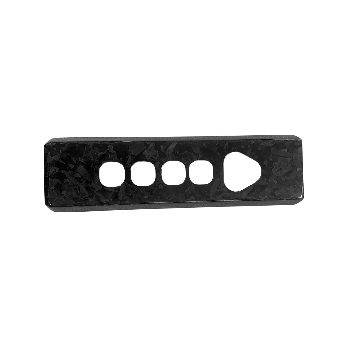ApexTeslas Tesla Cybertruck Interior Hazard Light P R N D Switch Panel Cover Real Carbon Fiber