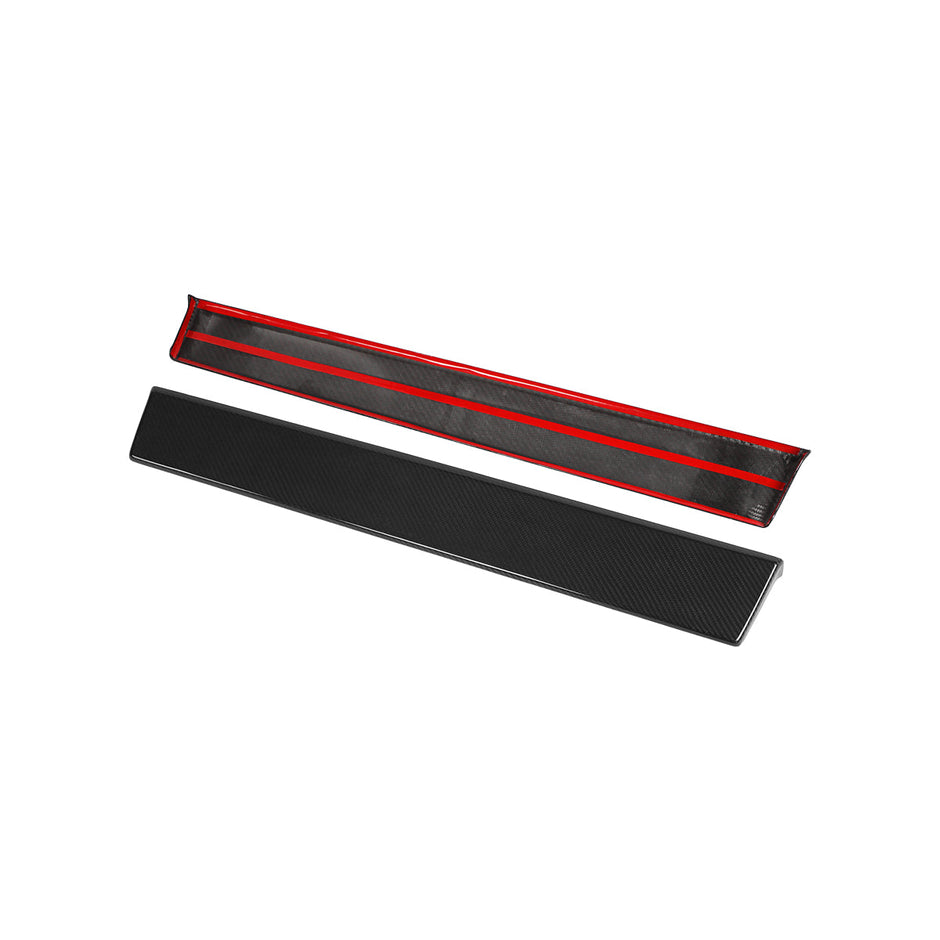 ApexTeslas Tesla Cybertruck Interior Door Top Panel Cover Real Carbon Fiber