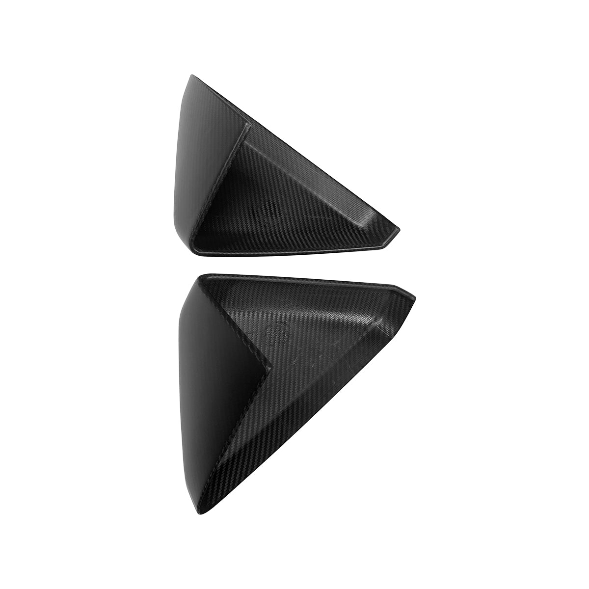 ApexTeslas Tesla Cybertruck Rear Side View Mirror Covers Real Carbon Fiber