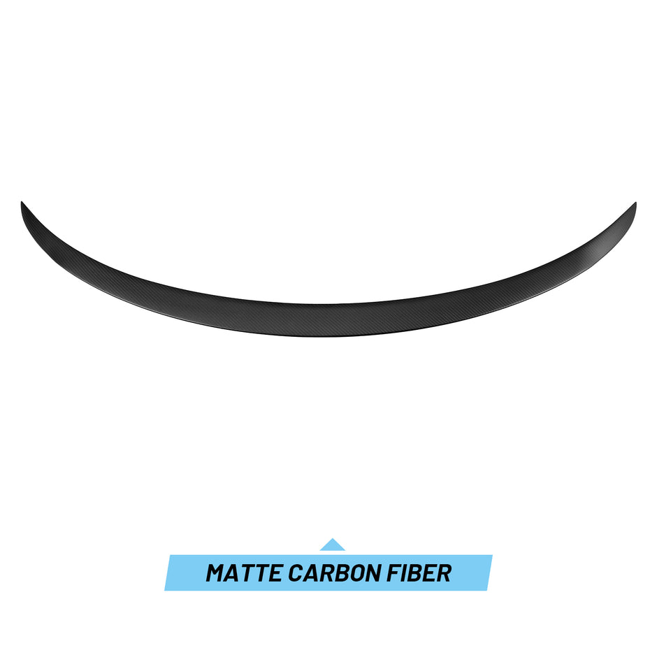 2025 Tesla Model Y Juniper Real Carbon Fiber Rear Trunk Wing Spoiler