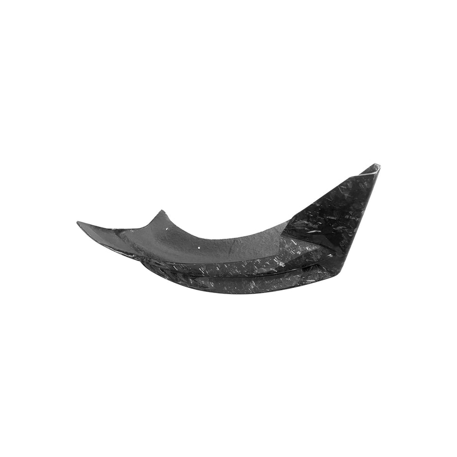 2025-2026 Tesla Model Y Juniper Premium Front Bumper Lip Spoiler Wet Carbon Fiber